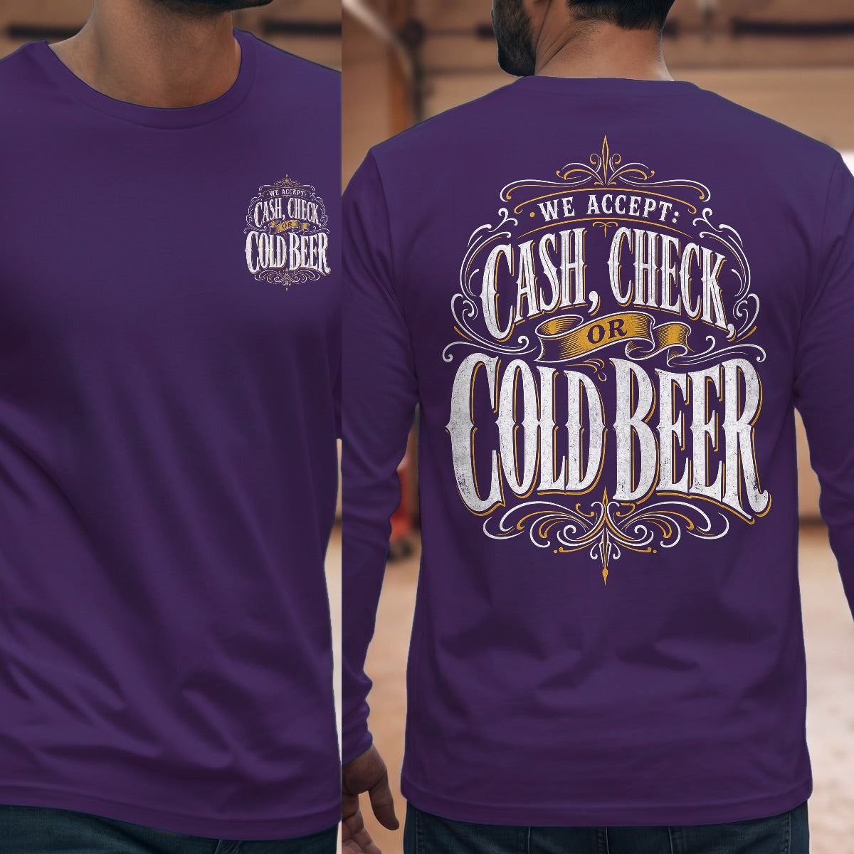 Purple | Front & Back