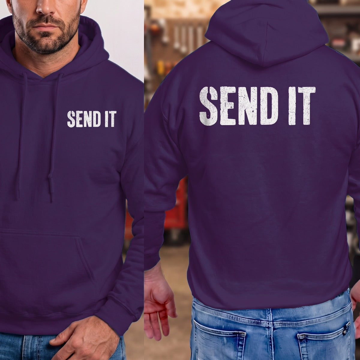 Purple | Front & Back