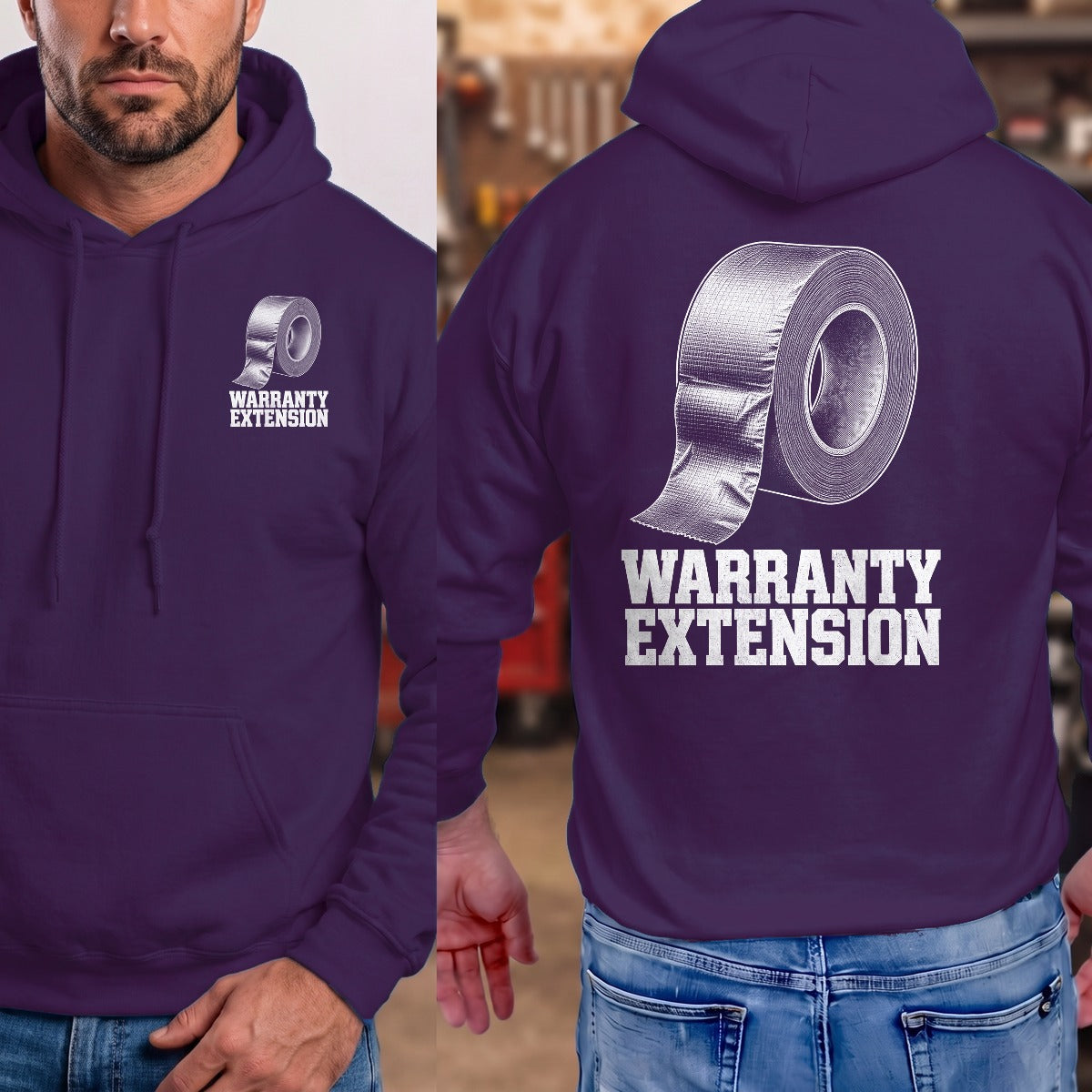Purple | Front & Back