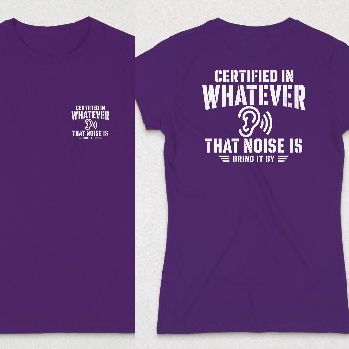 Purple | Front & Back