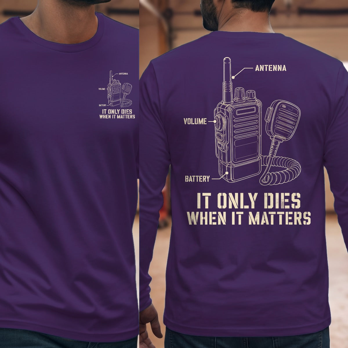 Purple | Front & Back