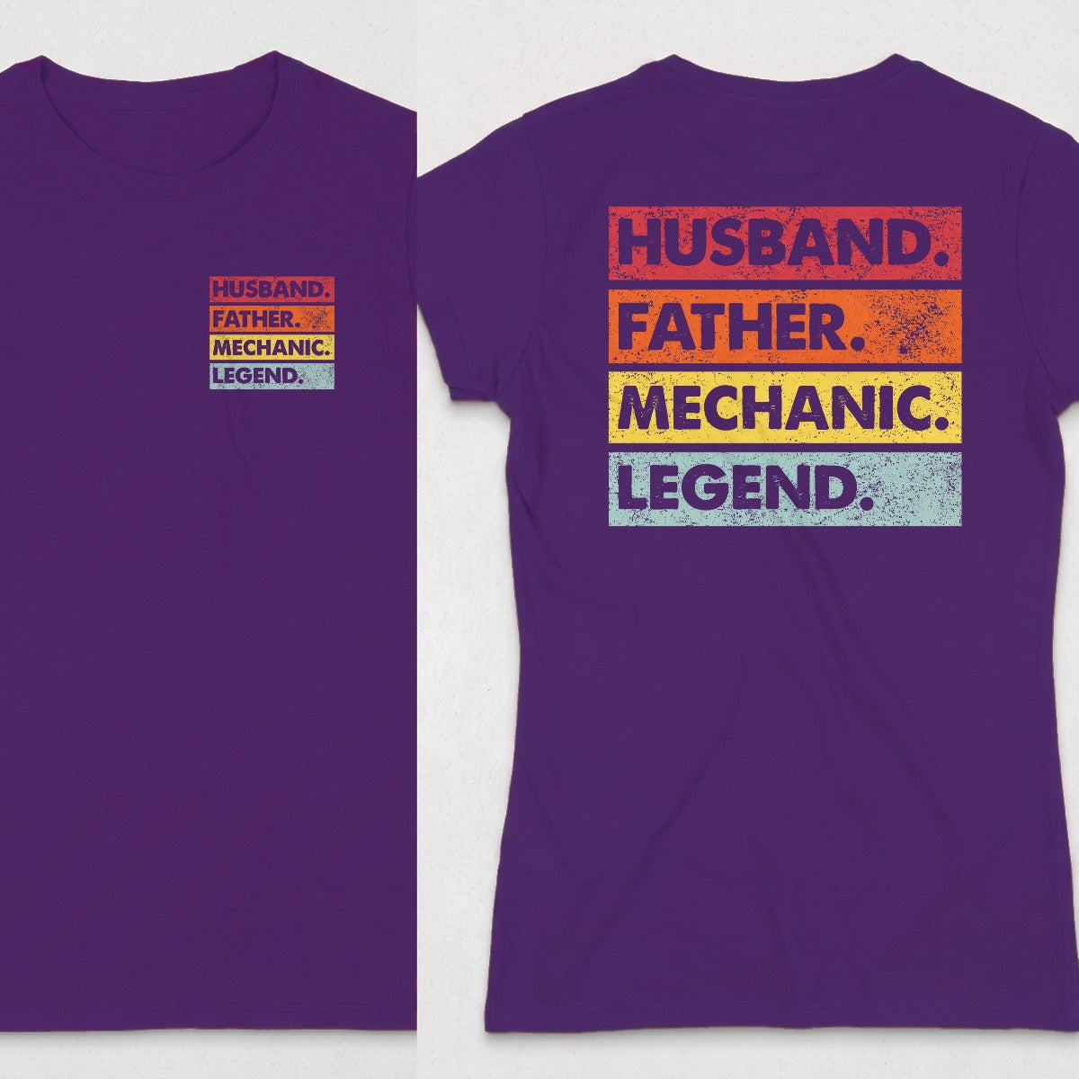 Purple | Left Chest + Back