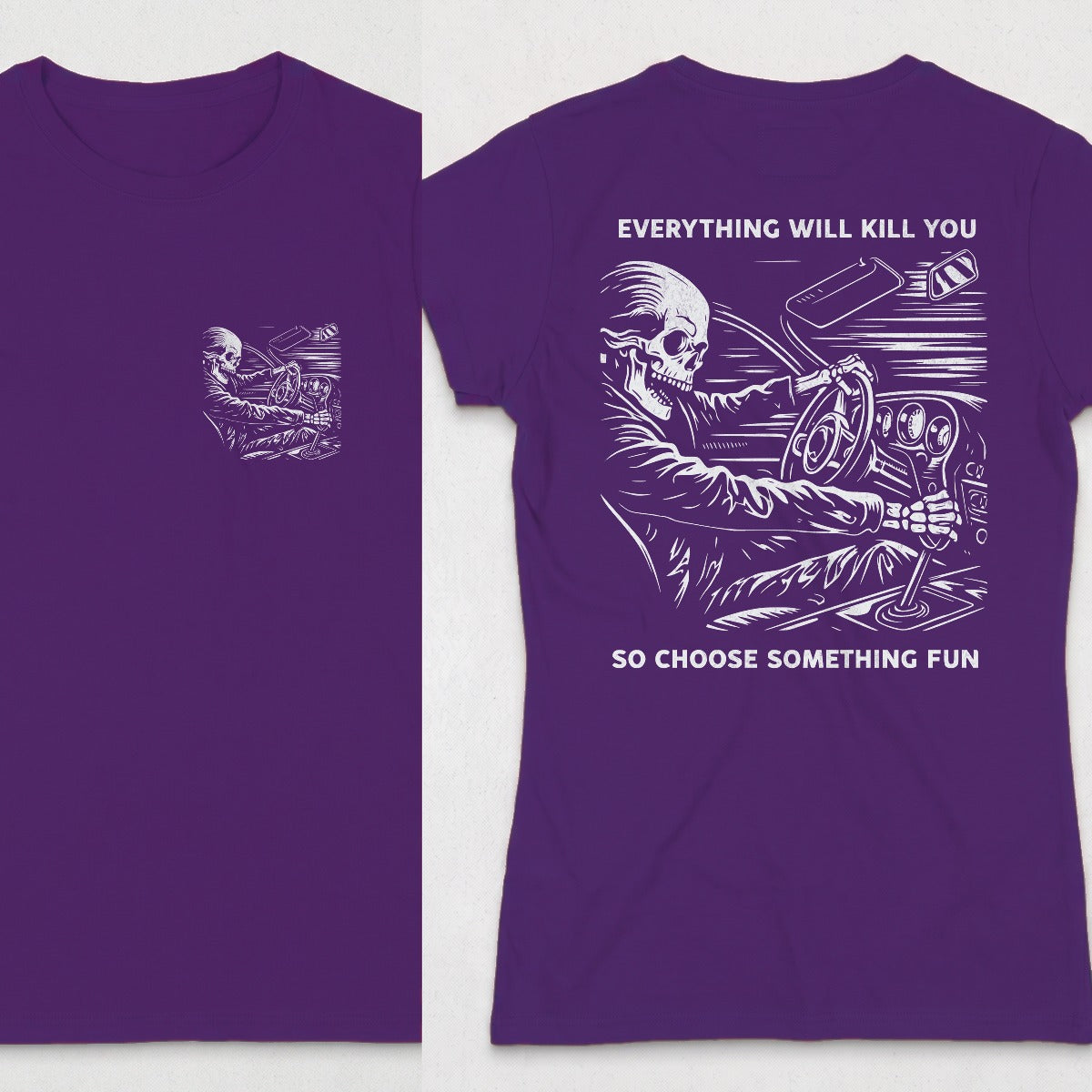 Purple | Left Chest + Back