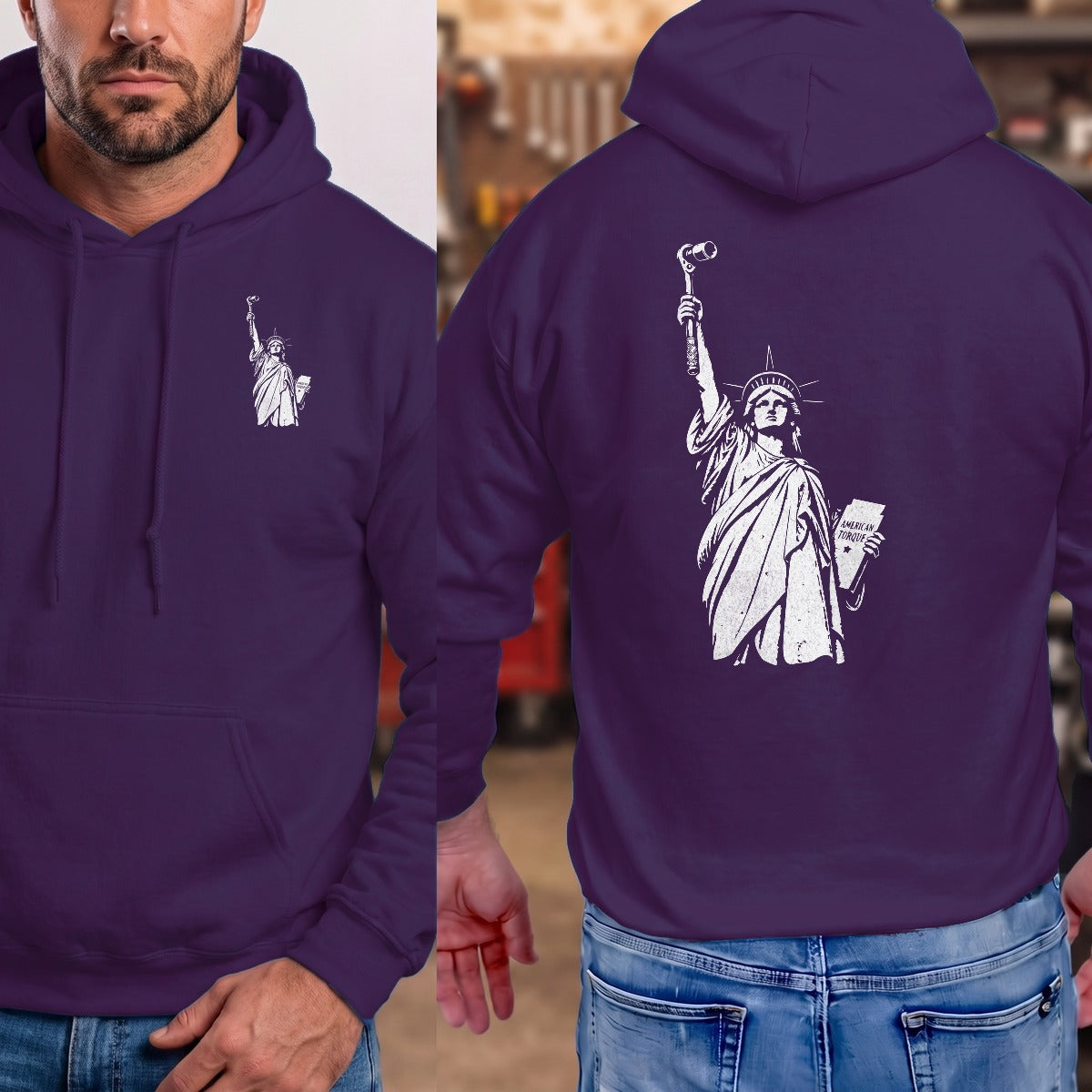 Purple | Front & Back