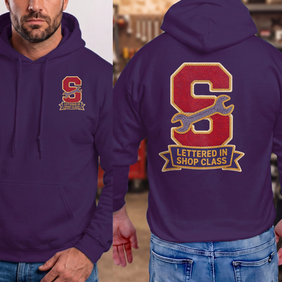 Purple | Front & Back