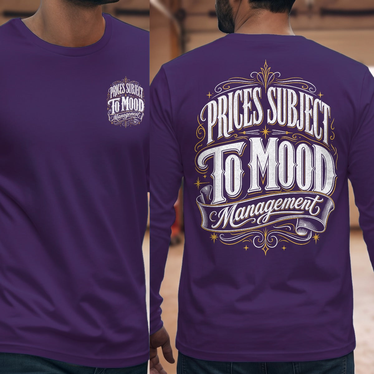Purple | Front & Back