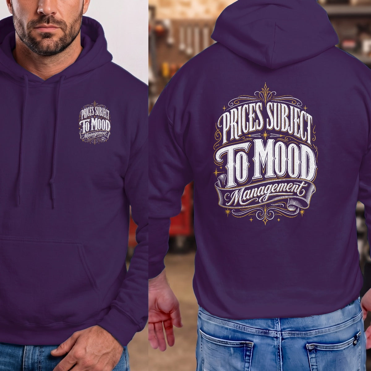Purple | Front & Back