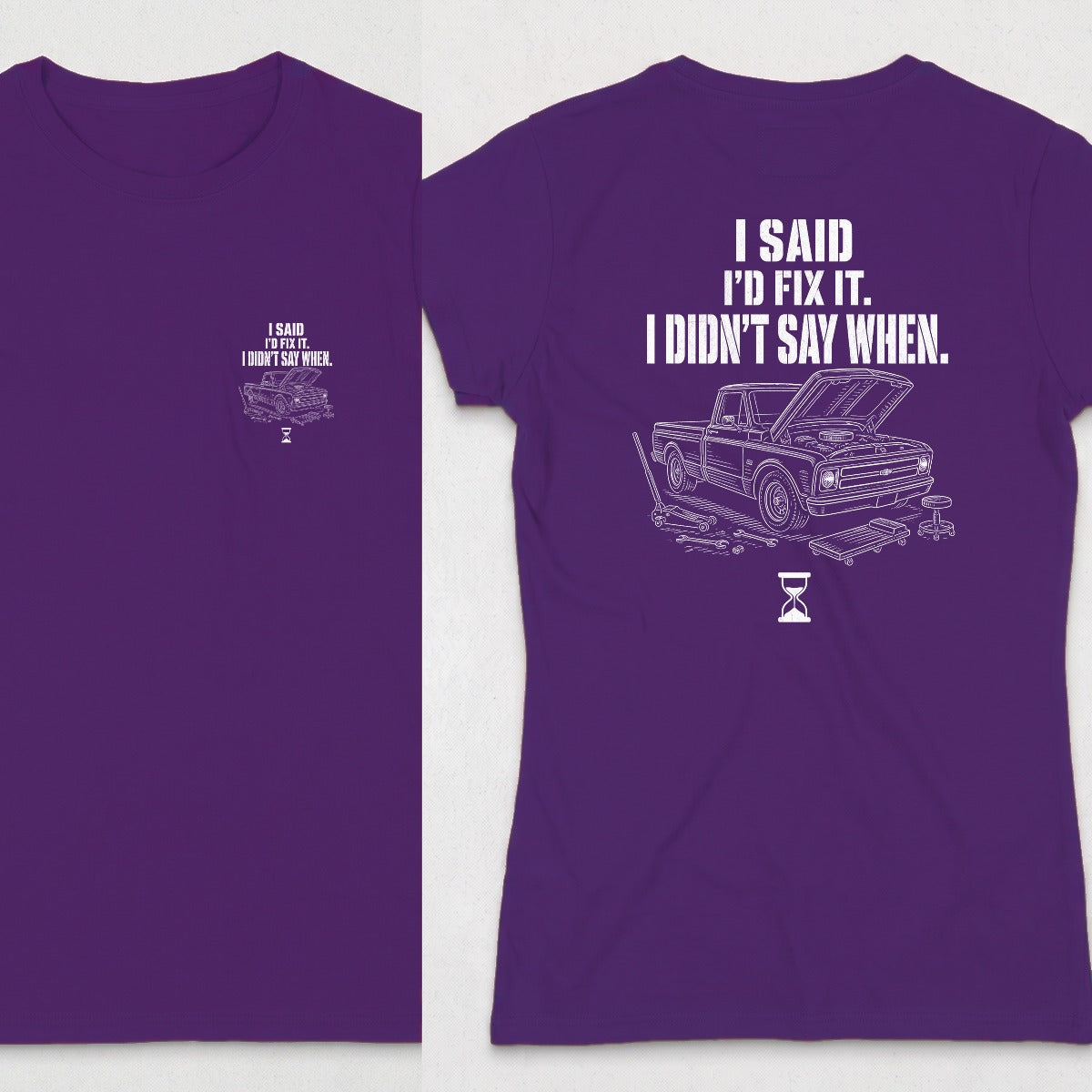 Purple | Front & Back