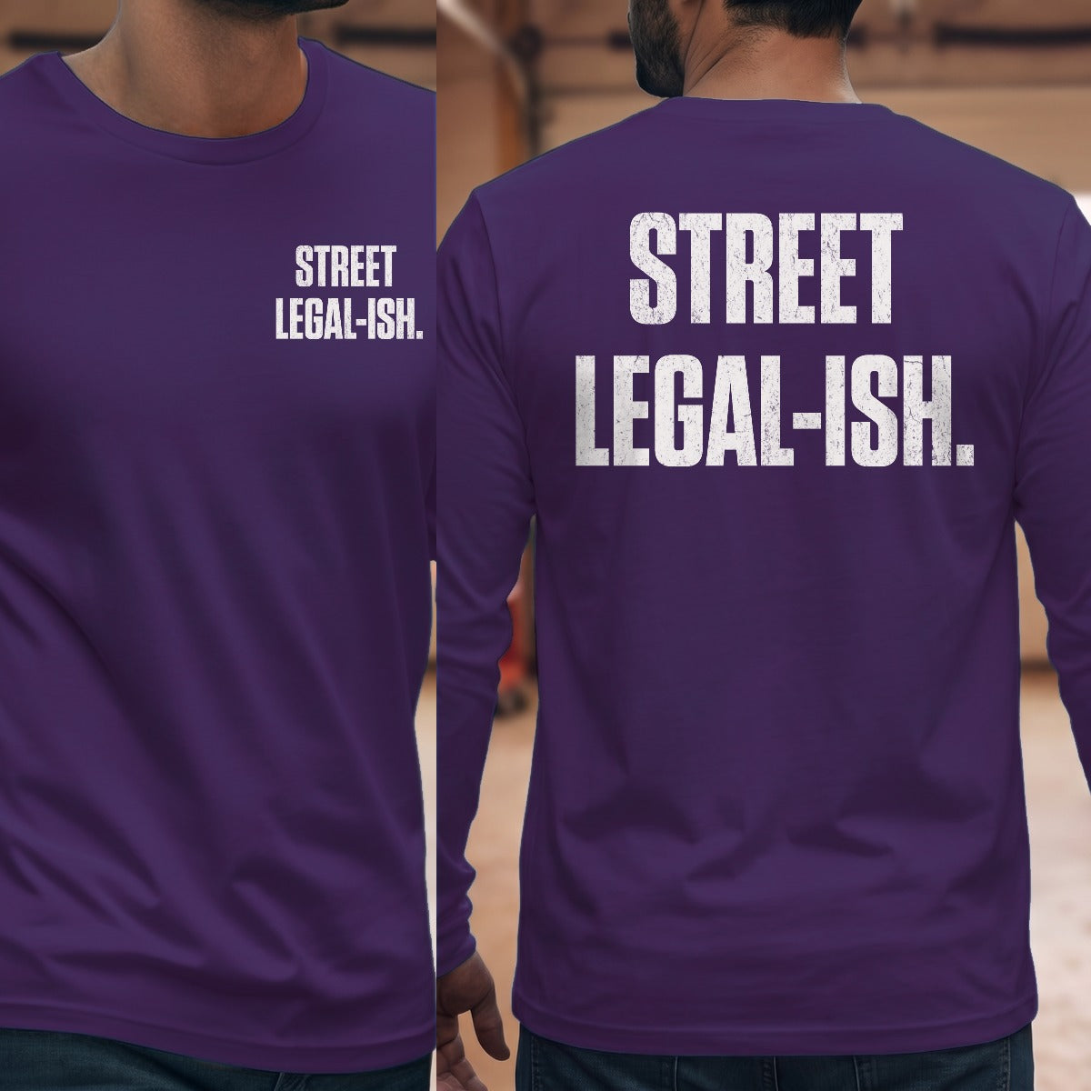 Purple | Front & Back