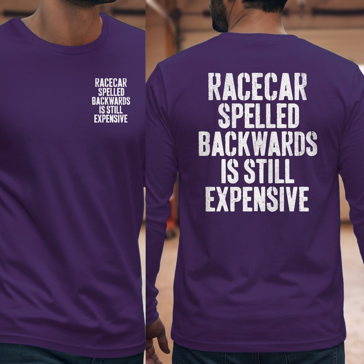 Purple | Left Chest + Back