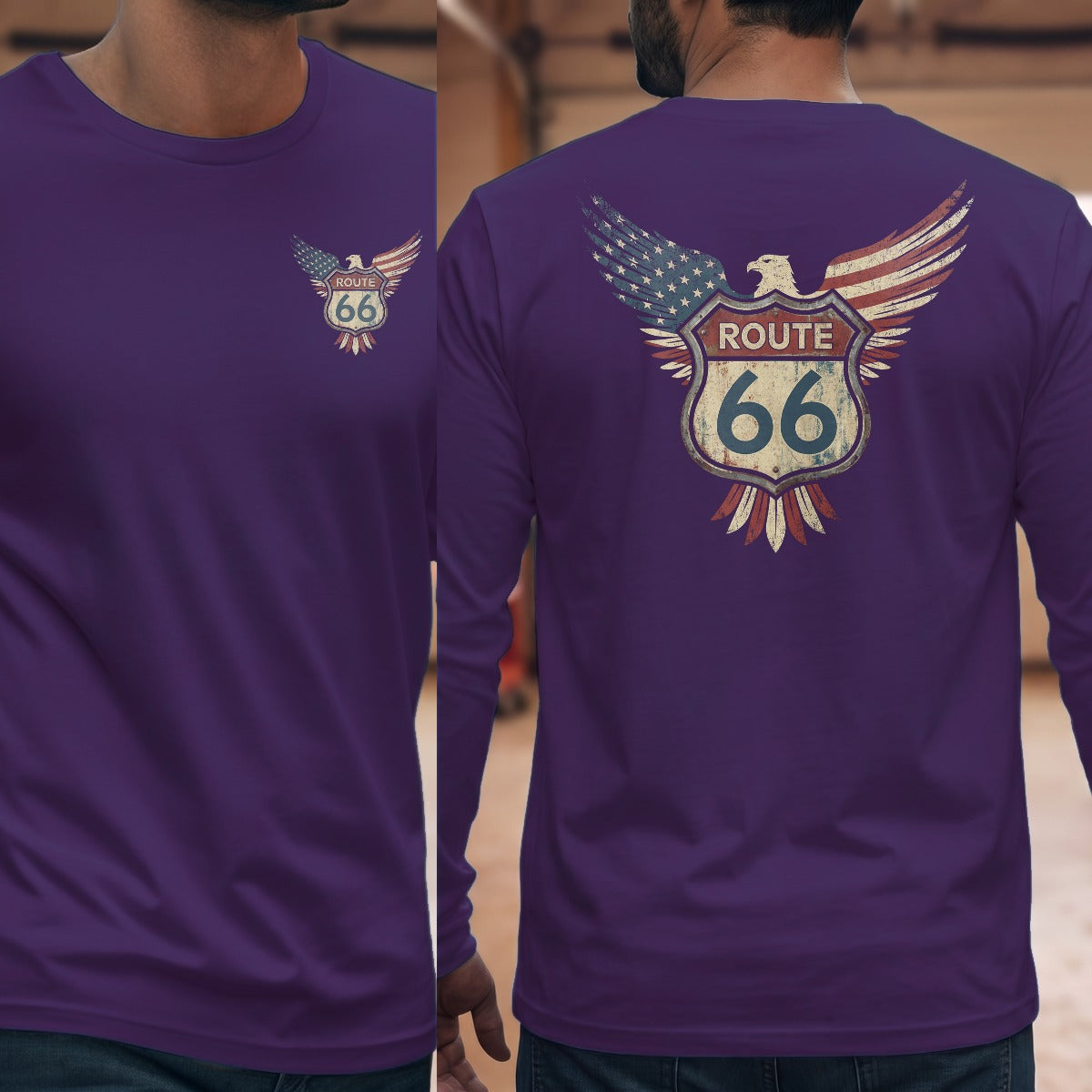 Purple | Front & Back