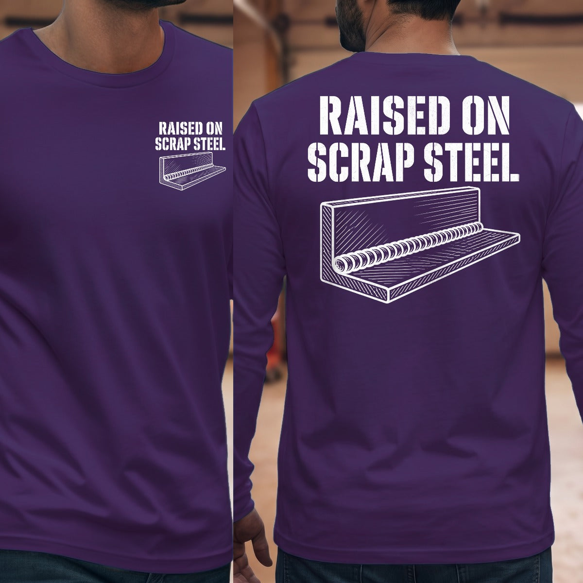 Purple | Front & Back