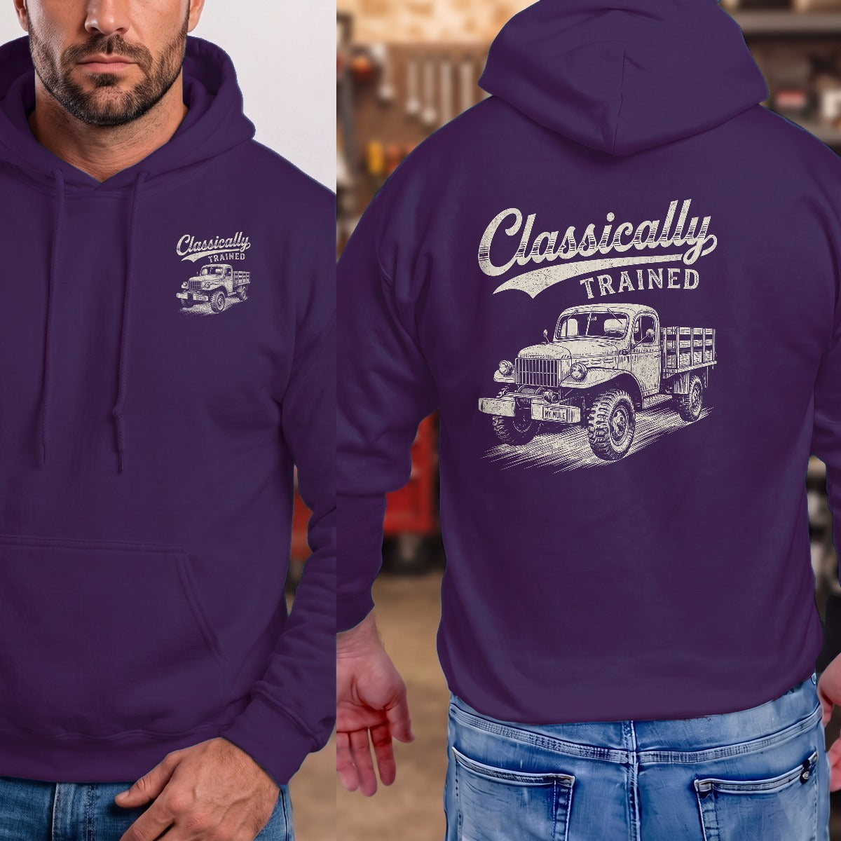 Purple | Front & Back