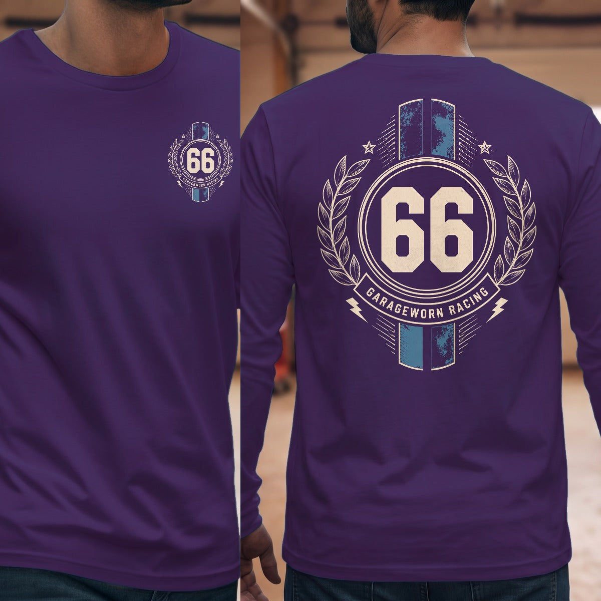 Purple | Front & Back