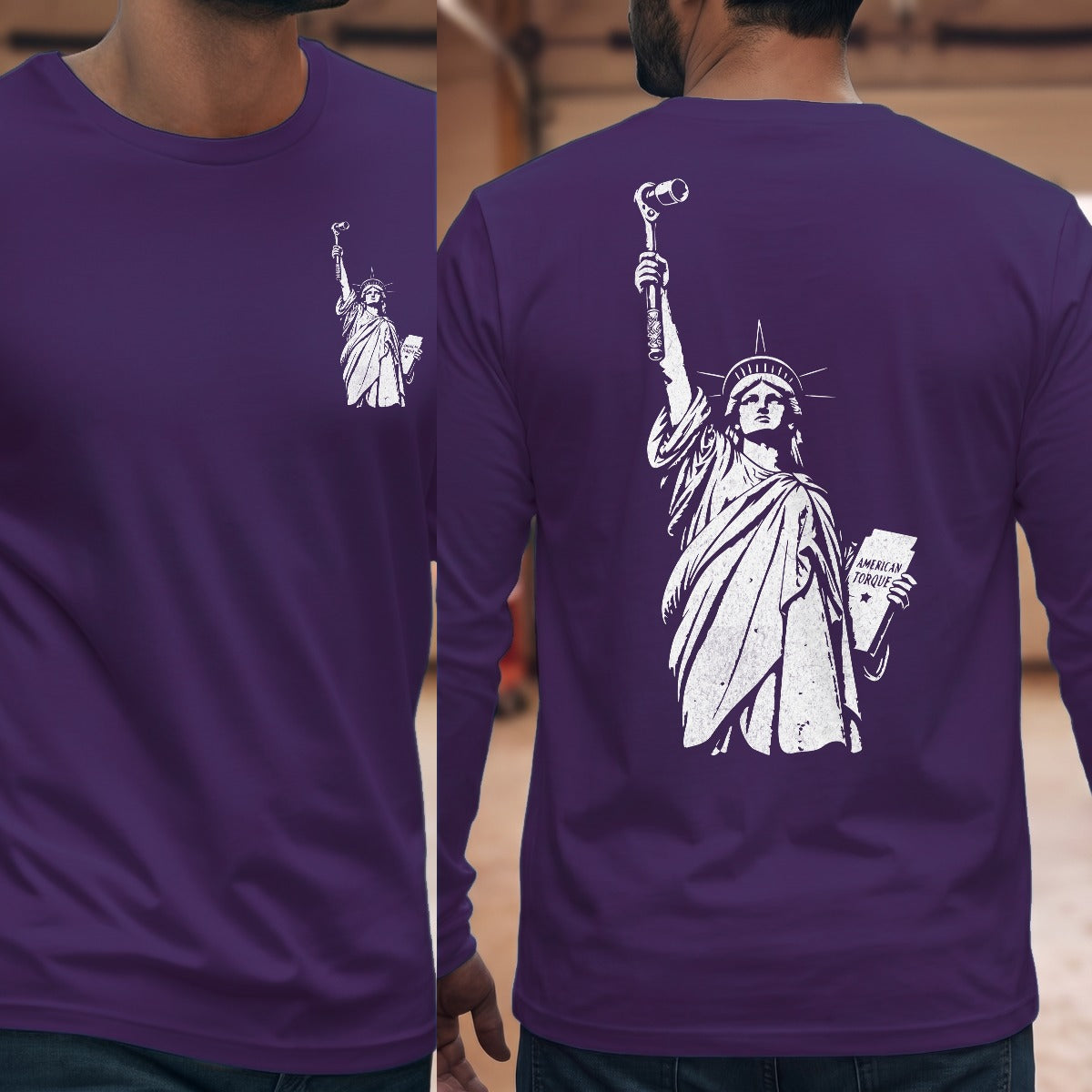 Purple | Front & Back