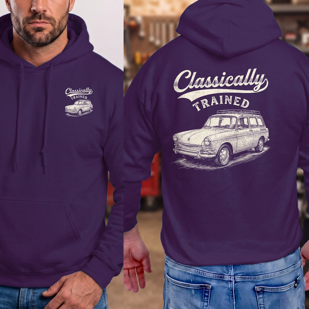 Purple | Front & Back