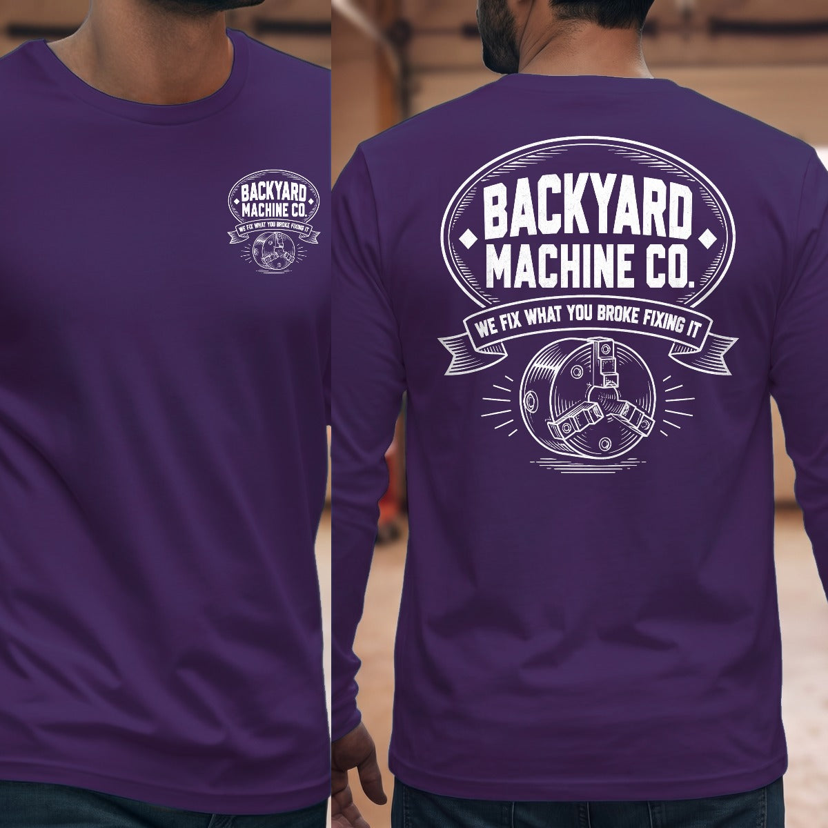 Purple | Front & Back