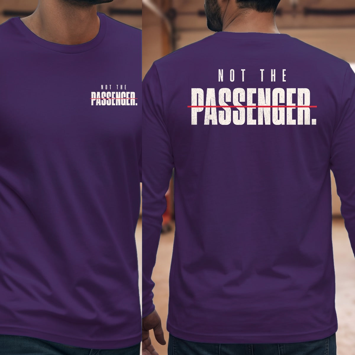 Purple | Front & Back