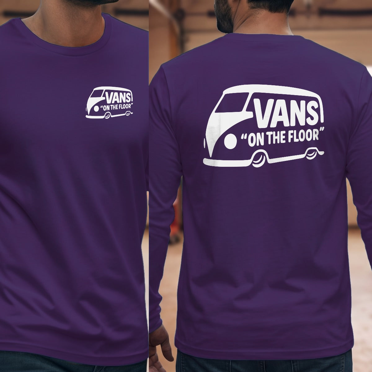 Purple | Left Chest + Back