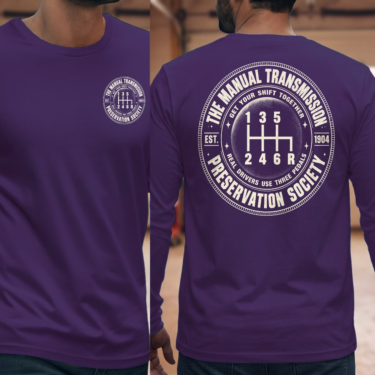 Purple | Front & Back