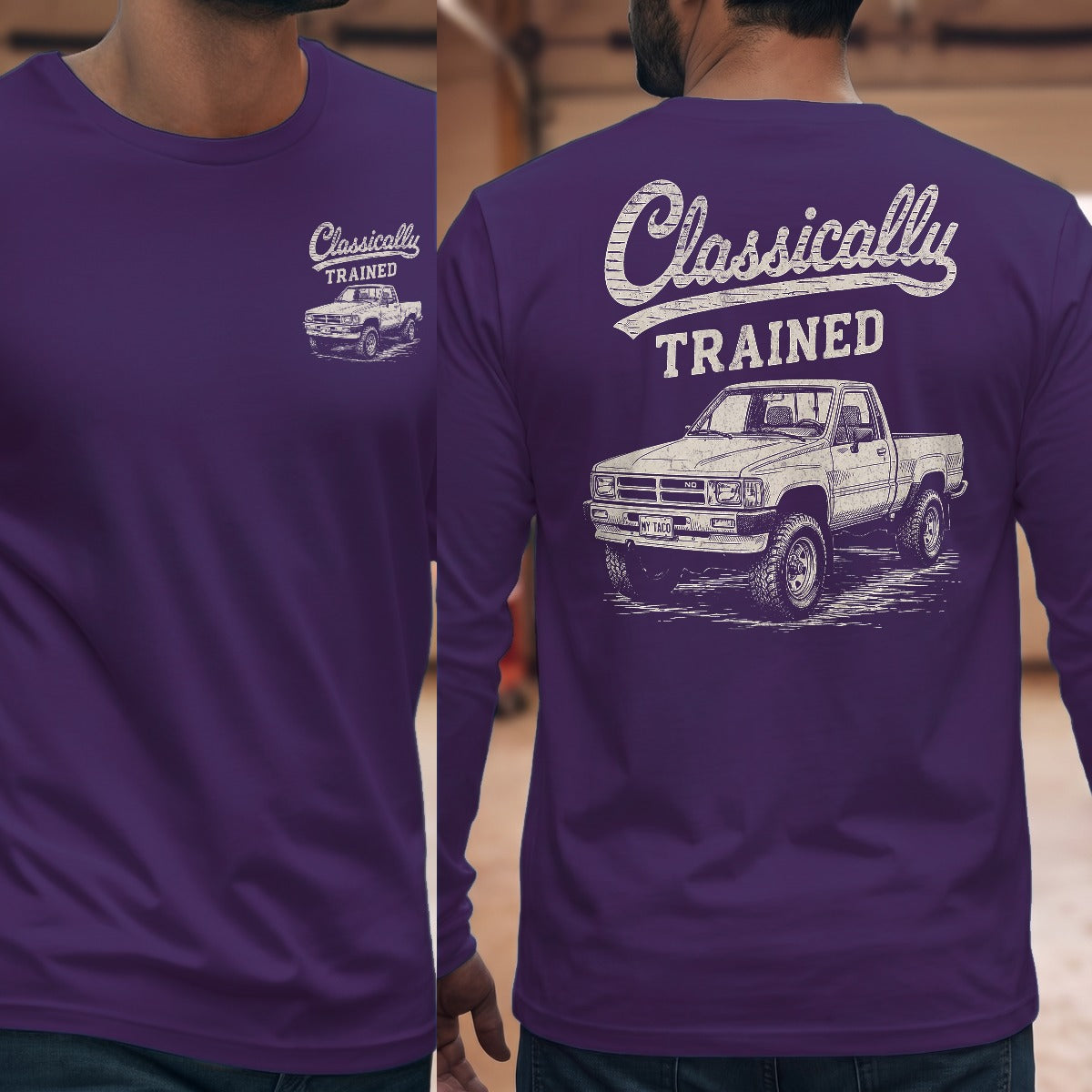 Purple | Front & Back