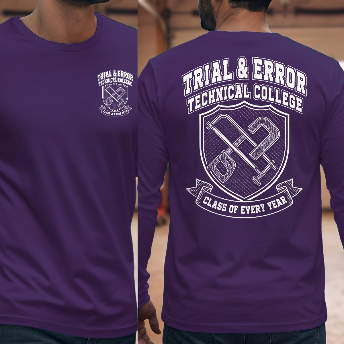 Purple | Front & Back