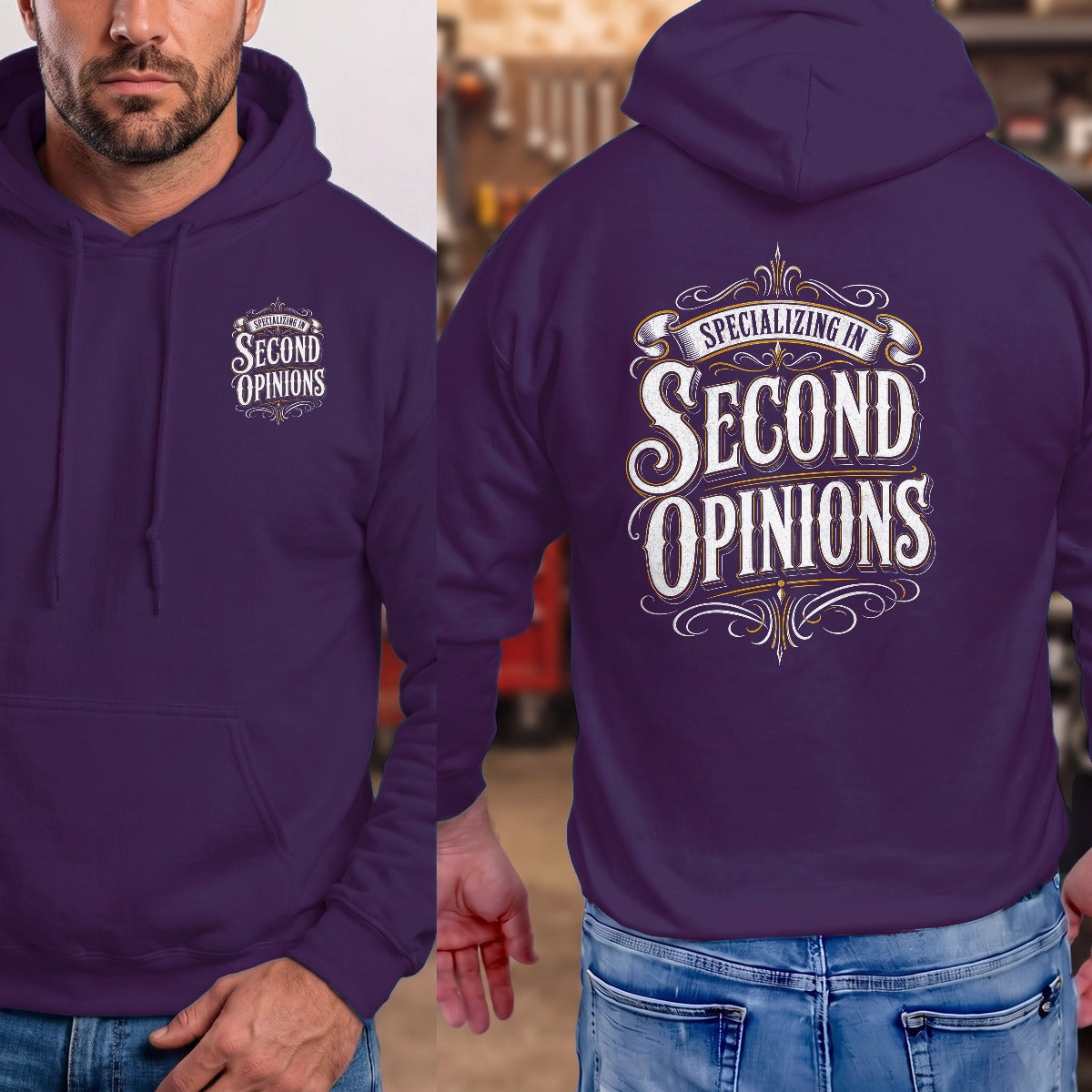 Purple | Front & Back