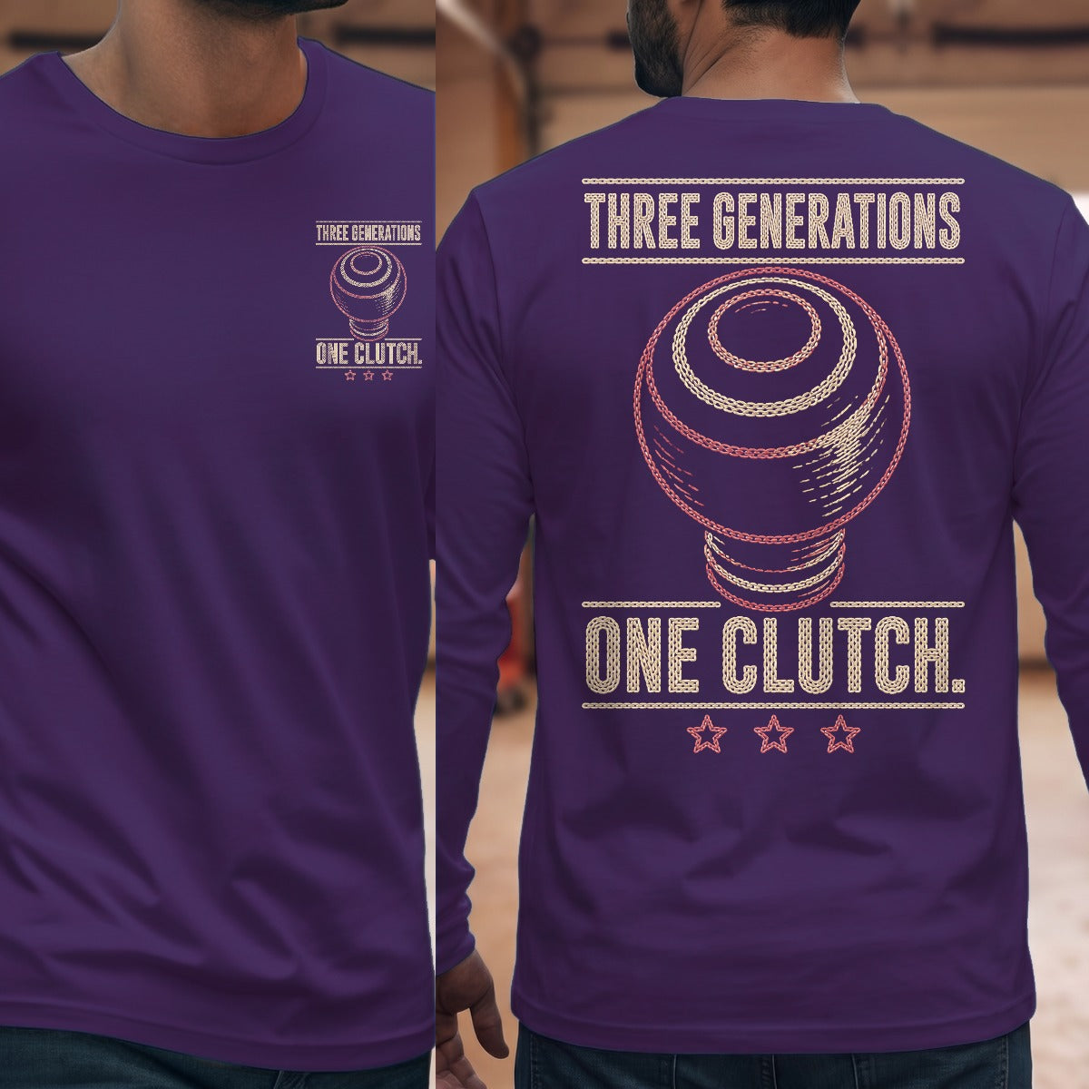 Purple | Front & Back