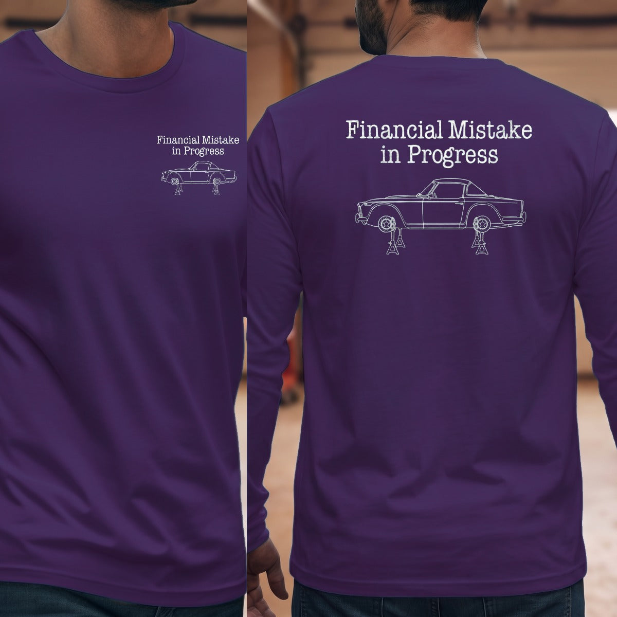 Purple | Left Chest + Back