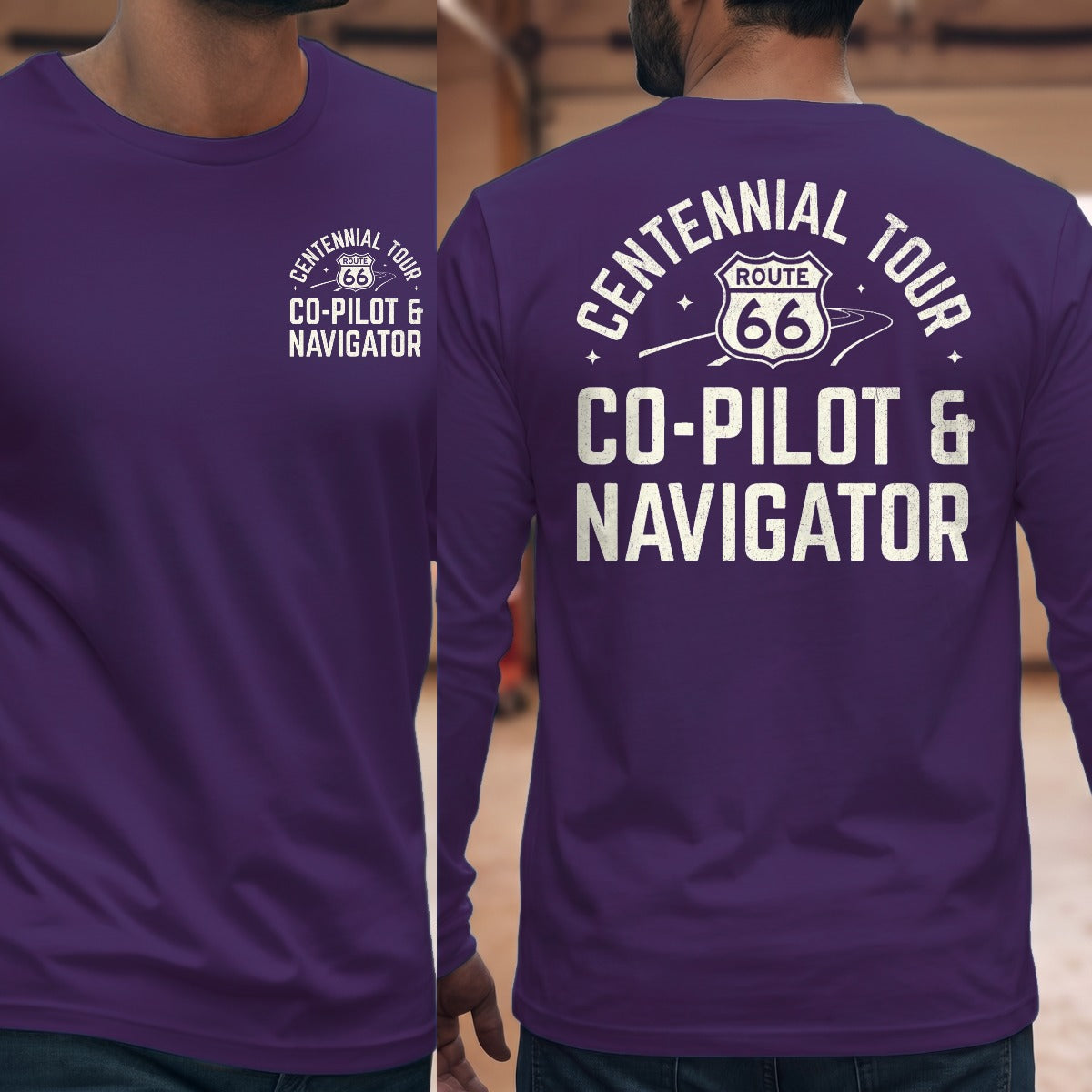 Purple | Front & Back