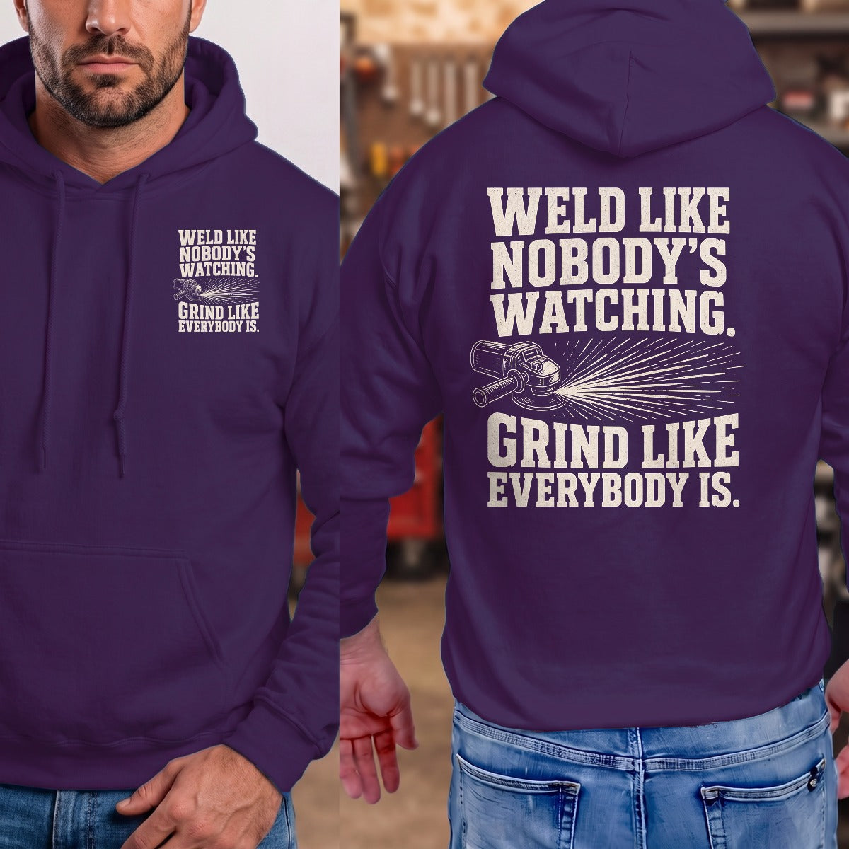 Purple | Front & Back