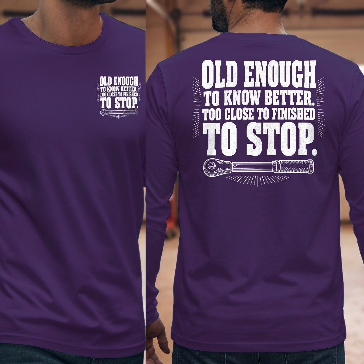 Purple | Front & Back