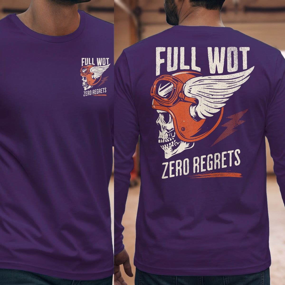 Purple | Front & Back