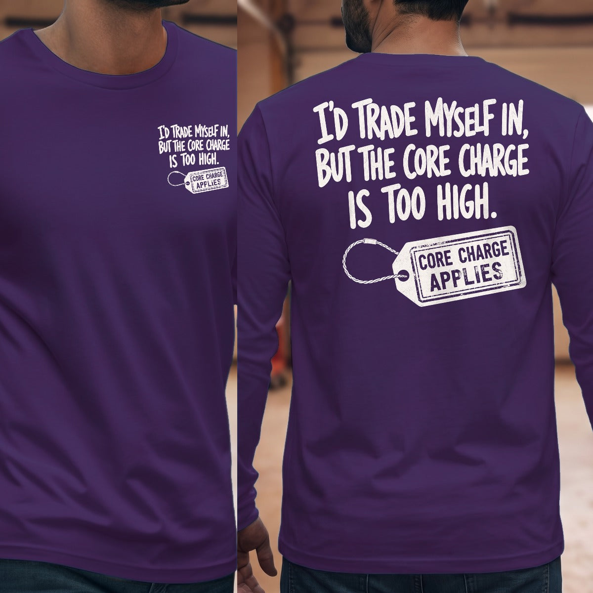 Purple | Front & Back