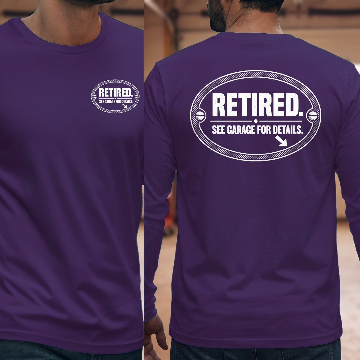 Purple | Front & Back