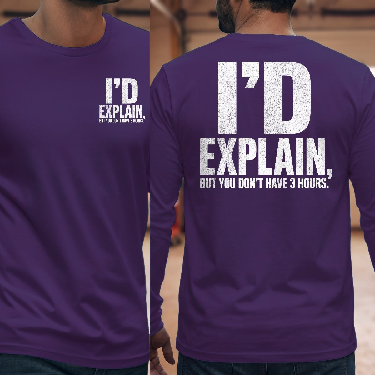 Purple | Front & Back