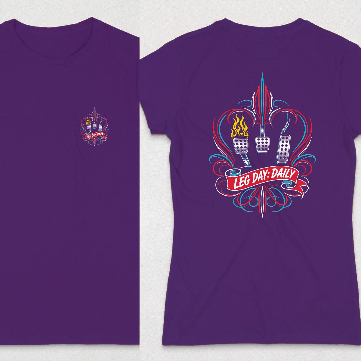 Purple | Front & Back