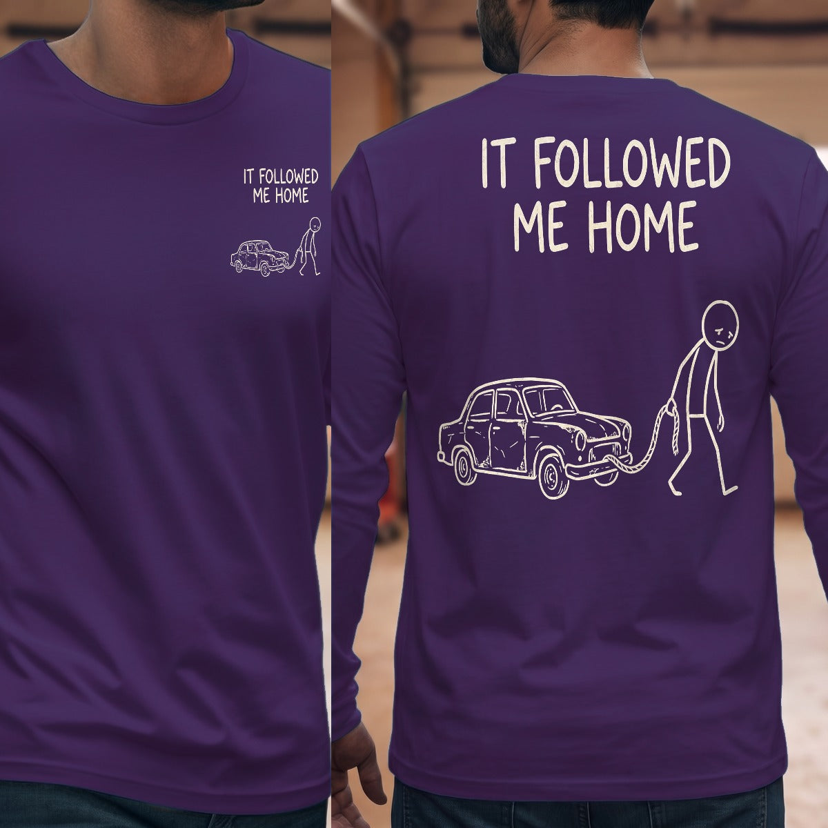 Purple | Front & Back