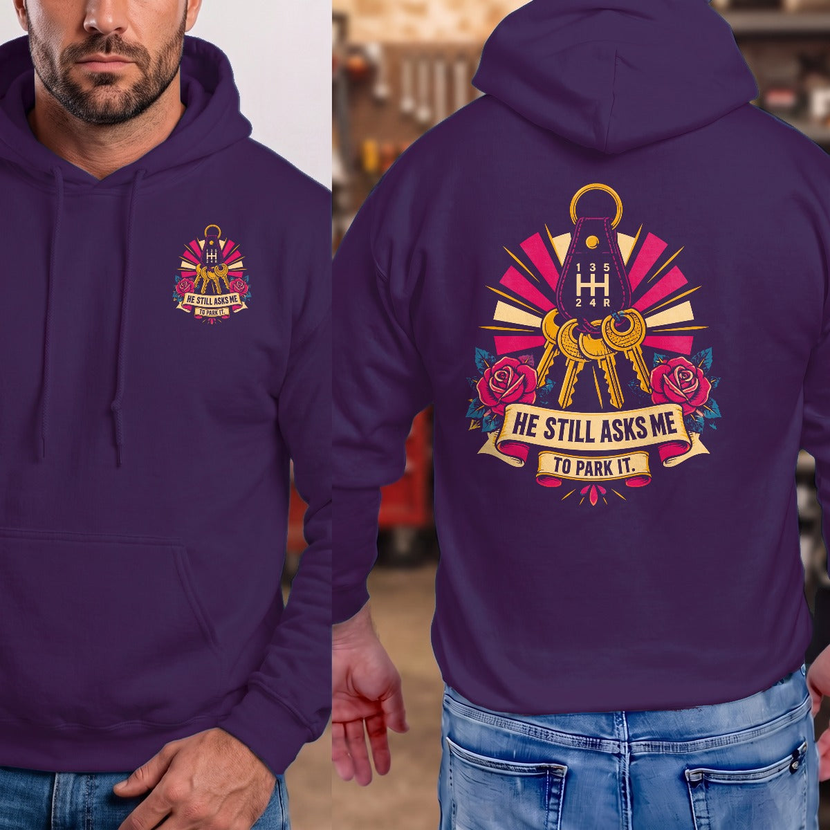 Purple | Front & Back