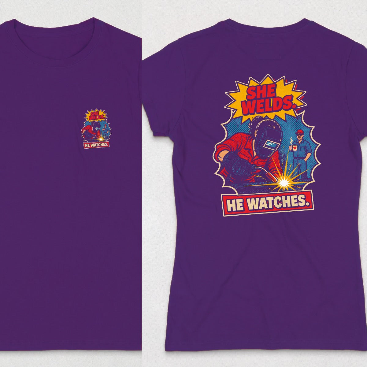 Purple | Front & Back