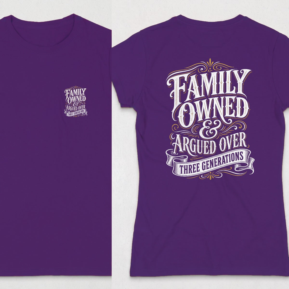 Purple | Front & Back