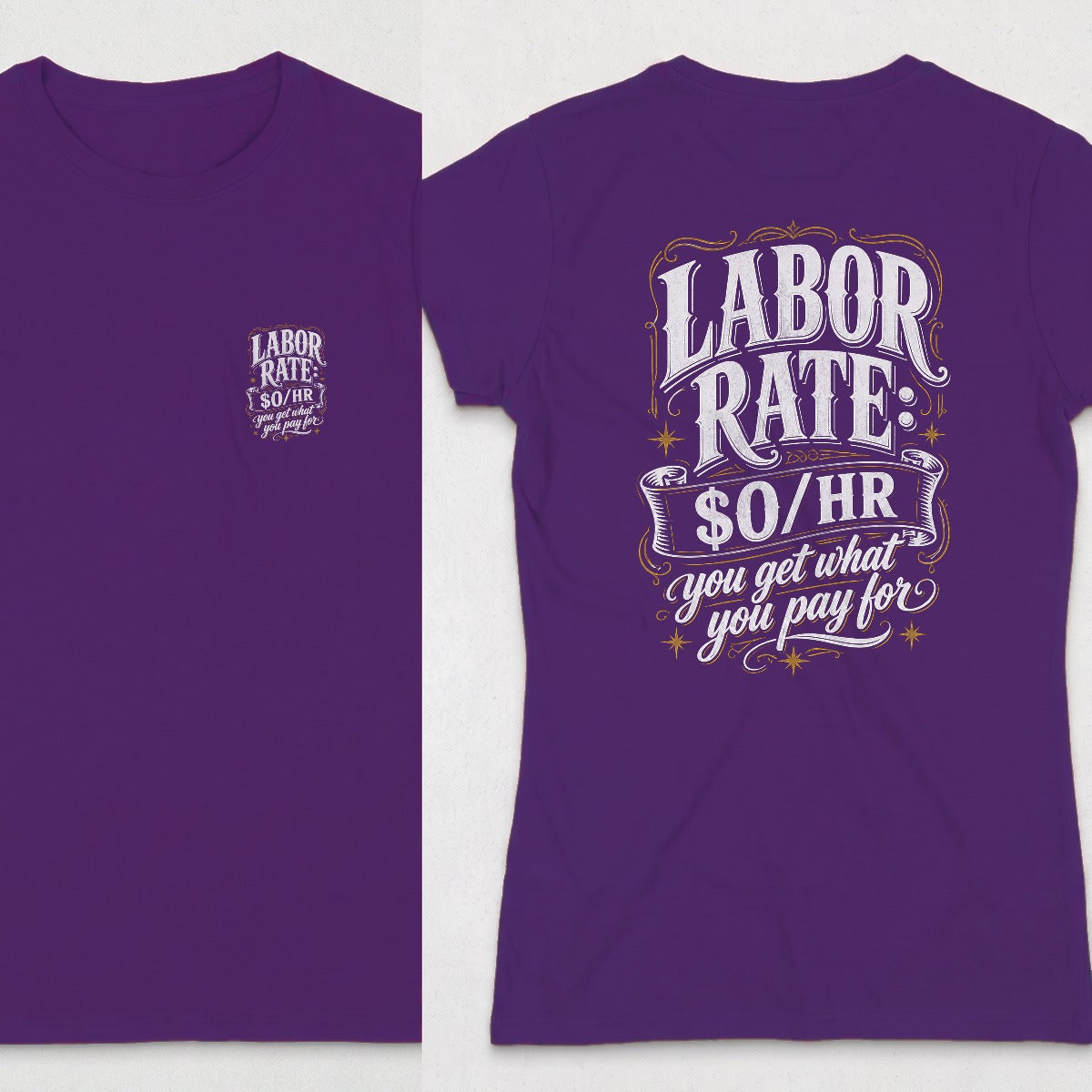 Purple | Front & Back