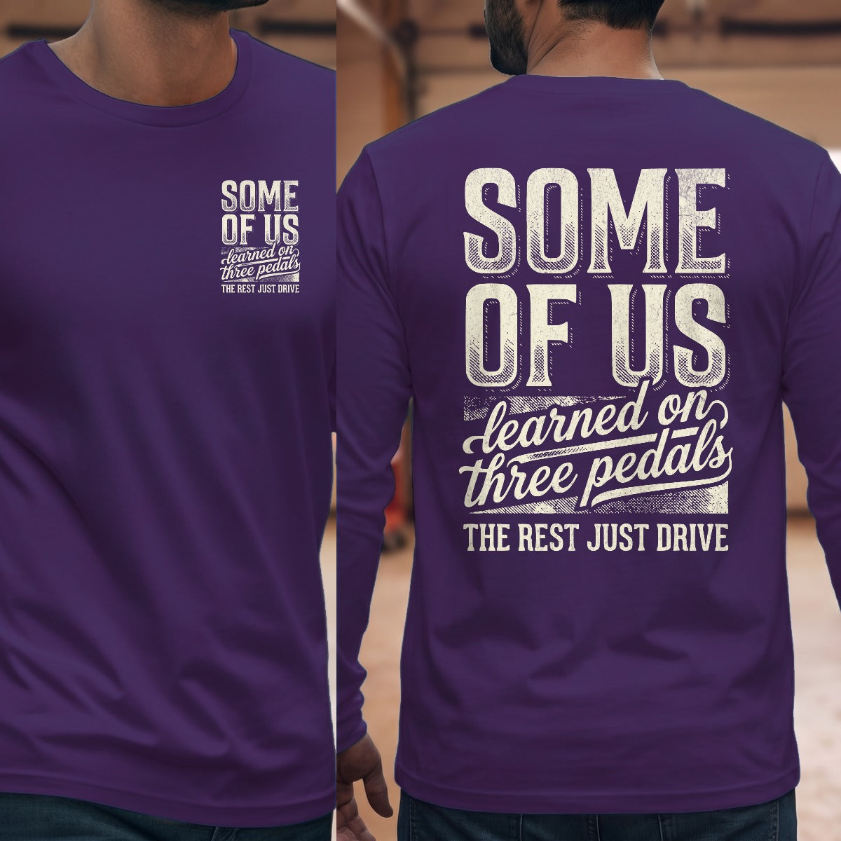 Purple | Left Chest + Back