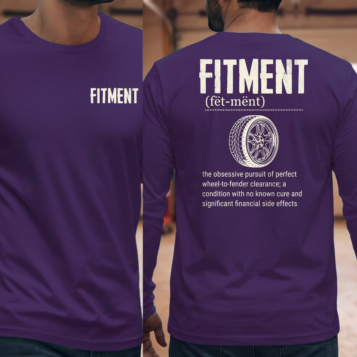 Purple | Left Chest + Back