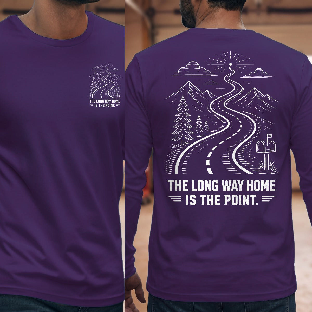 Purple | Front & Back