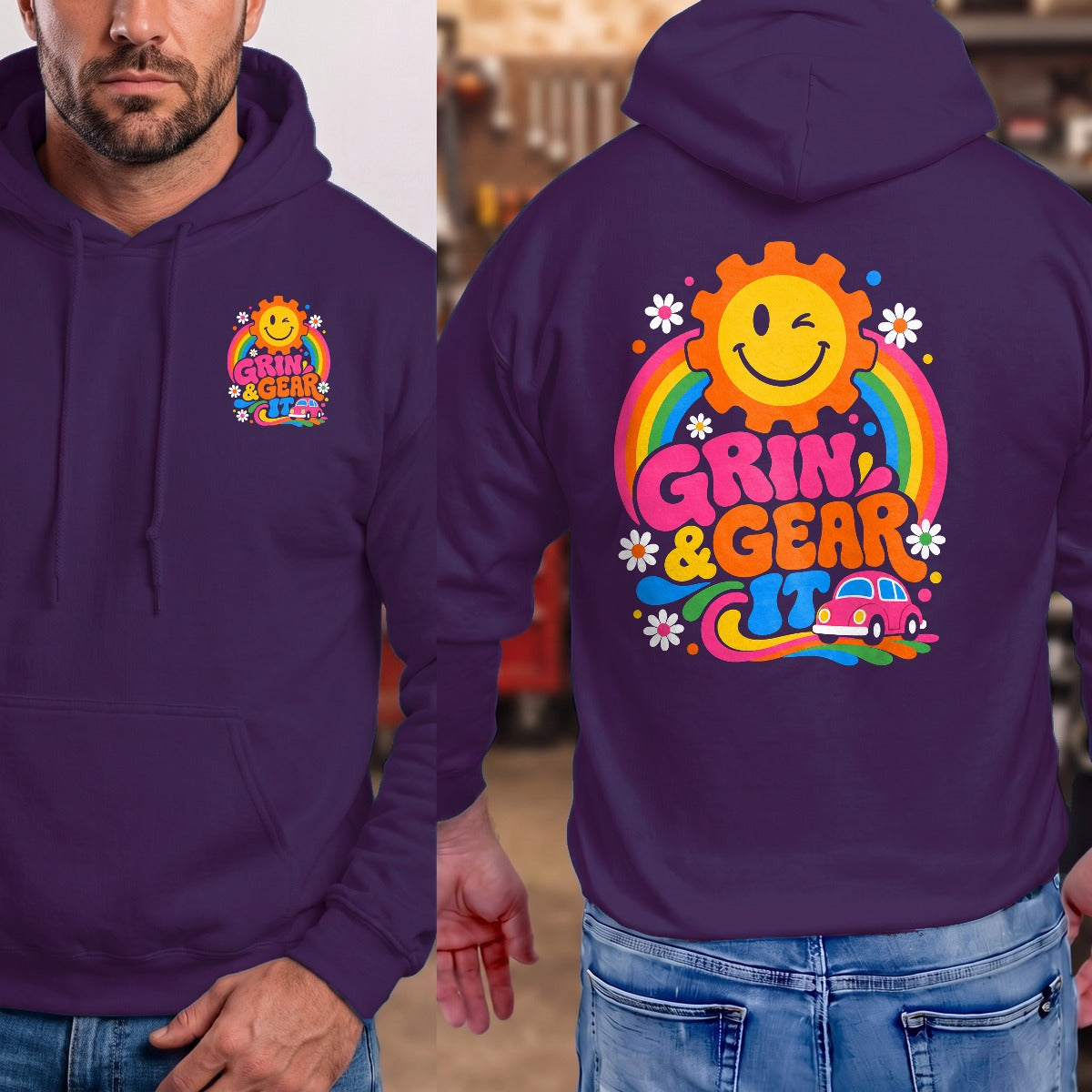 Purple | Front & Back