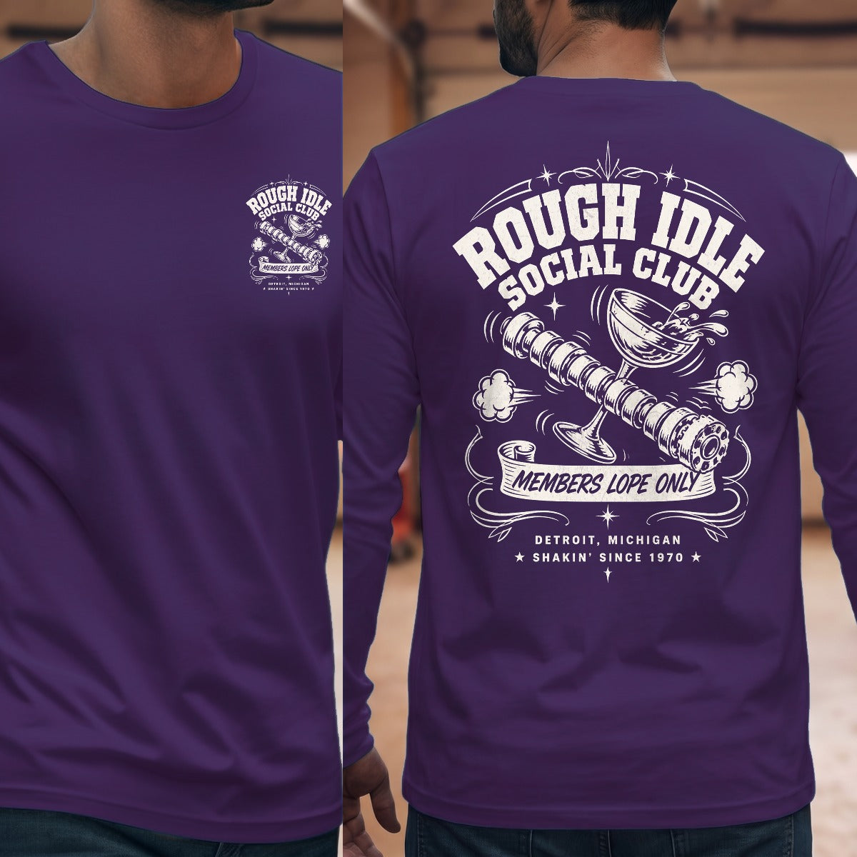 Purple | Front & Back