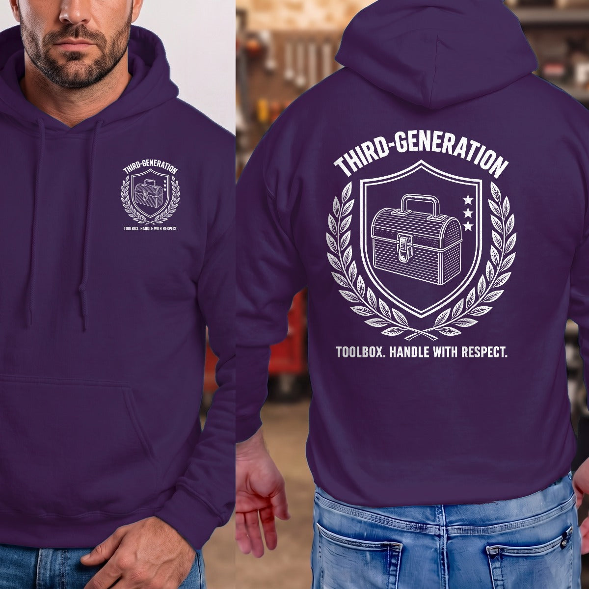 Purple | Front & Back