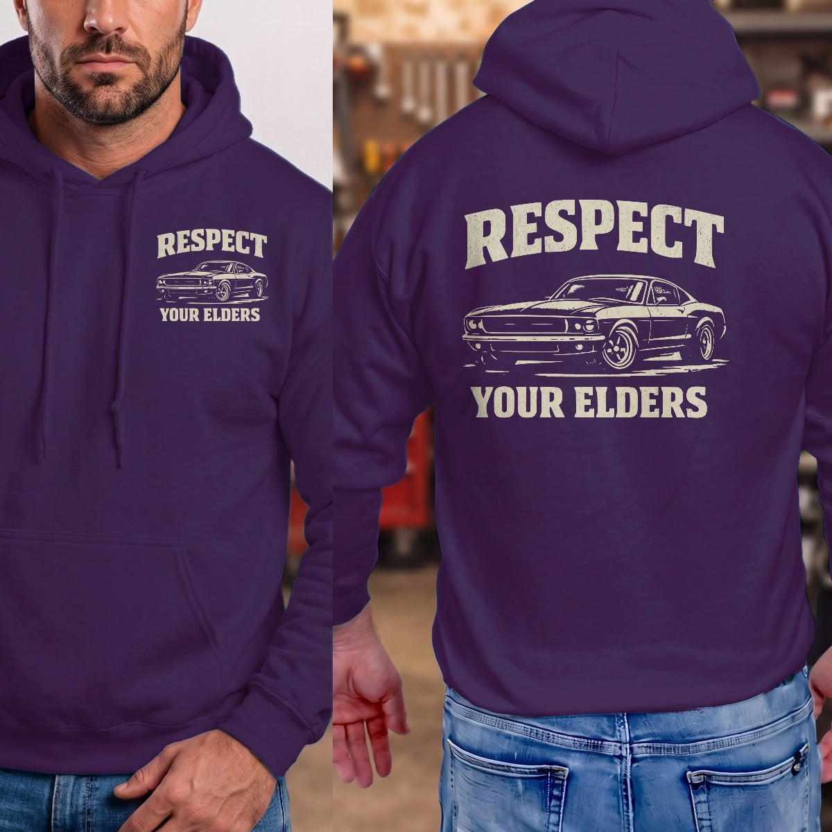 Purple | Front & Back