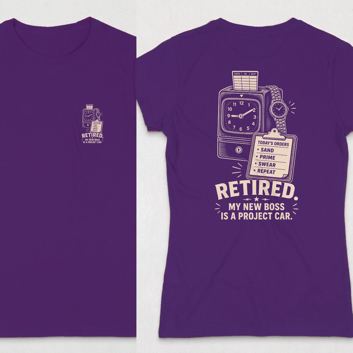 Purple | Front & Back